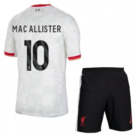 Camisola Liverpool Mac Allister 10 Criança Equipamento 3ª 2024-25 Manga Curta